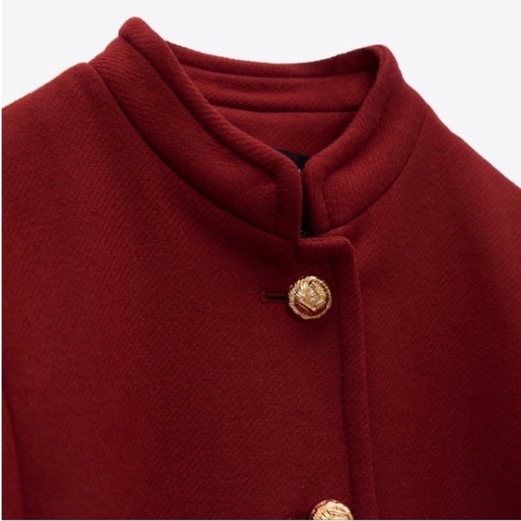 FITTED WOOL BLEND COAT - Picture 8 of 12